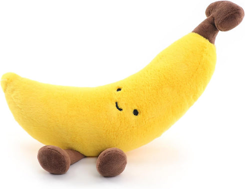 RECUR Banana Stuffed Animals Toy,Soft Fruit Banana Plush,12 Inches, Adorable Gift for