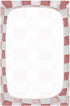 EtherSpher 52''x28'' Oil on Canvas Red and White Checkered Pattern baby bedding crib bedding for crib sbanas de cuna