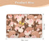 siphylline 52" 34" Cute Cartoon Elk Brown Extra Large Resuable Changing Pad Covers Soft Absorbent Potty Training Pads