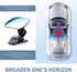 Yidcidu 360 Car Mirror for Baby, Rotatable Adjustable HD Observation Glass, Wide Angle Rear Seat Viewer with ABS Clip