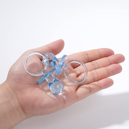 50 2.75 Inch Pieces Baby Pacifier Baby Shower Plastic Pacifier for Baby Shower Pacifier, Baby Shower Gender Show Party