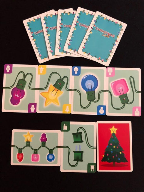 25th Century Games Christmas Lights - A Card Game with 13 Different Holiday Themed Games