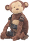 2 in 1 New Monkey Toddler Safety Harness Backpack - Brown Children's Walking Leash Strap