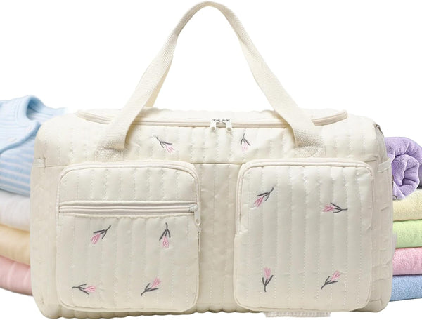 Generic Duffel Bag,Multi-Pocket Adjustable Strap - Travel Diaper Bag Fashion Accessories | for