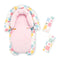 SWESEN Baby Car Seat Head Support, Super Soft 2 in 1 Infant