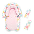 SWESEN Baby Car Seat Head Support, Super Soft 2 in 1 Infant