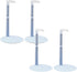 BANBERRY DESIGNS Doll Stands, White with Vinyl Arms, Expands from 7" to 12" H for Dolls 7" to 16" Tall