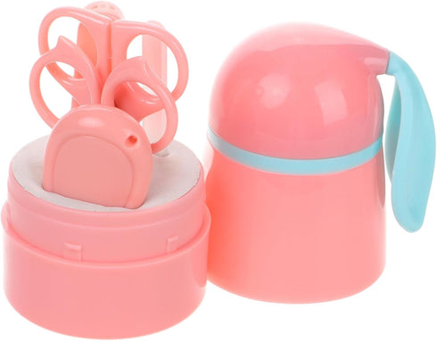 Nail Clippers Cute Case Gentle Grooming Kit for Newborn Manicure and Pedicure