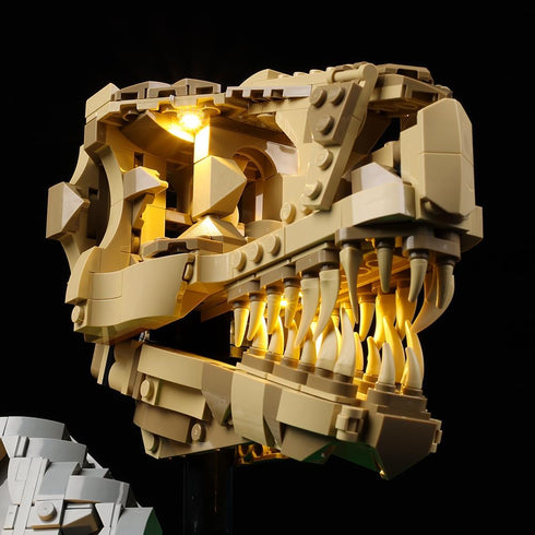 Kyglaring LED Light Kit for Lego Jurassic World, Indominus Rex Lighting Kit Compatible with Lego 76964 - No T Rex Model