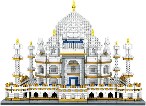 Building Blocks Architecture Taj Mahal Micro Mini Block Set - 4146 Pieces 3D Puzzle Toys for Kids and Adults