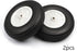 Fielect 4.5 inch Super Light Sponge Tire and Wheel Sets, 2 Pcs for RC Model Airplane and Car, PU Sponge Tire