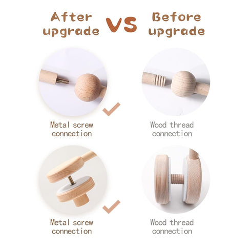 30 inches-Baby 360 let's make Updated Wooden Mobile Arm for Crib Mobile Hanger for Crib Nursery Mobile Holder Rotatable
