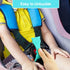 Unbuckle Release Assistant Tool for Easy Unbuckling, Perfect for School Drop-Offs and Travel (Black-Grey, REDESIGNED)