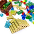 ZHX Treasure Accessories Building Blocks Set for Kids, Jewel Chest, Gems, Crystals, $100 Cash Toy