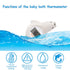 Doli Yearning Upgrade Baby Bath Thermometer Room Temperature| Water Thermometer|Kids' Bathroom Safety Products| Baby Bath(Seal Shape)?/?, LCD by Doli Yearning