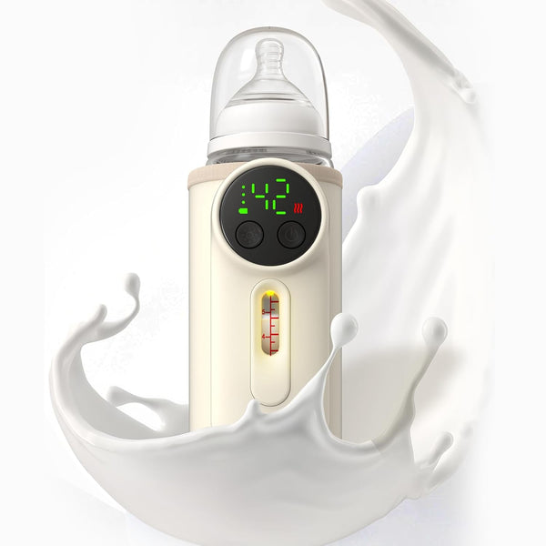 xeamun Portab Bottle Warmer for Travel,Fast Heating,6-Gear Temperature,Keep Warm for 5H,Must for Parents
