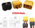 XT60 Connectors Female Male - Easy Solder Functional Wire Cover for DIY Custom Lipo Battery, 12 Each