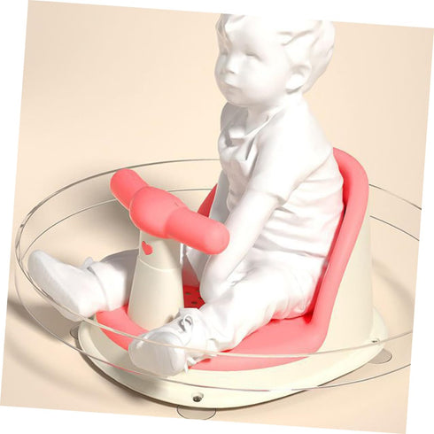 Beaupretty Bath Chair with Suction Cups Stable Non-Slip Bathtub Seat Sit-up Support Backrest for Boys and Safe Bath