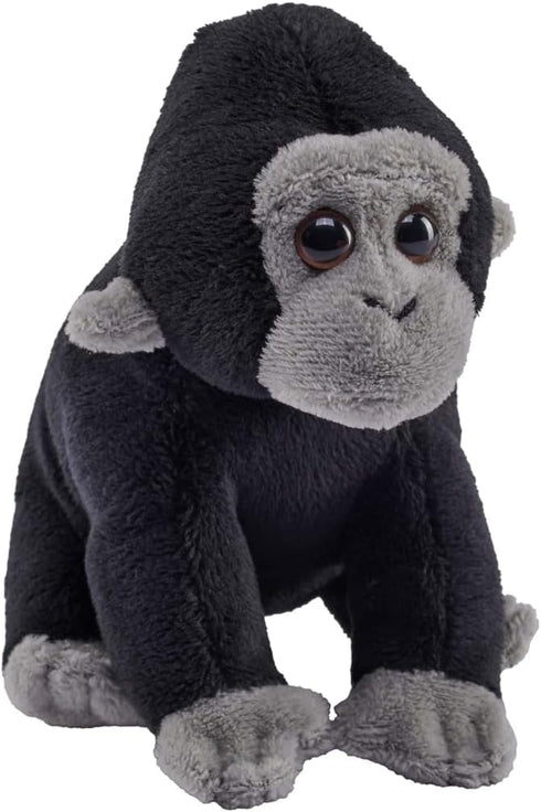 Wild Republic Pocketkins Eco Gorilla, Stuffed Animal, 5 Inches, Plush Toy, Made from Recycled Materials, Eco Friendly