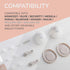 CJZ Willow,Momcozy,Elvie 2 Breast Pump Carrying Case Compatible with Wearable Breast Pumps,Hard Shell Breast Pump Bag