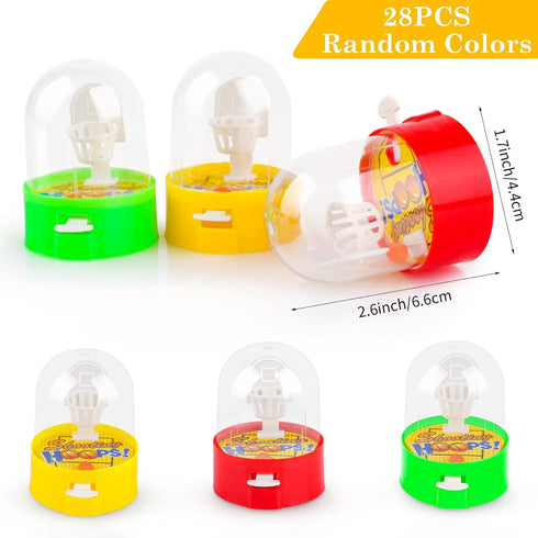28 Pack Mini Basketball Games, Finger Basketball Shooting Toys for Kids Boys 8-12, Goodie Bag Stuffers