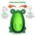 Urinal for Toddlers Boys with Frog Aiming Target - Funny Potty Training (Blue)