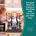 Portable High Chair for Travel by Baby Pick Harness Seat, Foldable & Lightweight Gear, Adjustable Straps for Babies