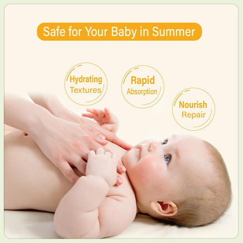 Inflammation 100ml/3.38oz (100ml/1Pack) Heat Rash Care Cream for Babies | Prevents Prickly Heat, Sweat Rashes, Eczema