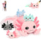 MaoGoLan 5 Pcs Large Axolotl Stuffed Animal with 4 Babies Inside, 31.5"