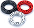 RCLIONS 4pcs Aluminum 1.9inch RC Beadlock Wheel Rim Replacement Ring for 1/10 RC Crawler Car Wheels/Rims, Black