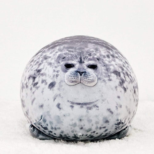 Medium(17.6 MerryXD Chubby Blob Seal Pillow,Stuffed Cotton Plush Animal Toy Cute Ocean in)