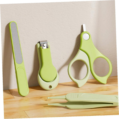 Set Trimmer Nail Clipper and for Newborns Portable Nail Grooming Kit with Filer Safe Green Healthcare Travel Kit