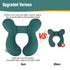 KAKIBLIN Baby Travel Pillow, Infant Head and Neck Support for Car Seat and Pushchair, 0-1 Years Old (Green)
