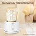 TARSHYRY 4 4 Portable Milk Warmer for Travel,Portable Baby Milk Bottle Warmer Levels Temperature Adjustable Wireless