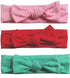 Baby Cotton Knotted Headbands - Girl's Rabbit Ear Hairbands for Newborn, Toddler 8-Pack (Multicoloured, One Size)