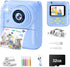 QDH Instant Print Camera for Kids, 1080P Video Camera with 3 Print Rolls,