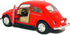 Kinsmart Red 1967 Classic Die Cast Volkswagen Beetle Toy with Pull Back Action