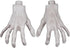 Halloween Skeleton Hands - 1 Pair Realistic Plastic Zombie Hands for Scary Halloween Props and Decorations