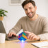 (50mm) CMY QYUGO Color Cube in Acrylic Acrylic Color Mixing Desk Toy | STEM Educational Gift for Kids & Adults, Stress