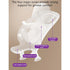 PANGBOER Ergonomic Bath Seat with Drain Hole Portable Design for Infant Daily Pp Washing Bathtub Newborns Washing Tool