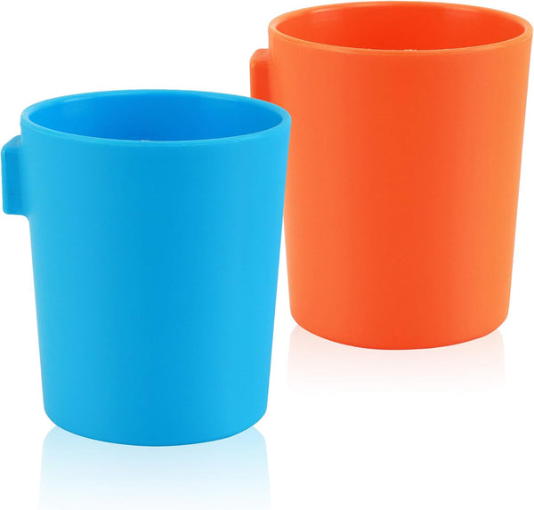 EZCUP Magnetic Fridge Cups for Kids - USA Made Open Top Toddler Cups for Independent Drinkers