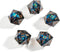 Yiotfandoll 5PCS Polyhedral Dice D20 Dice 22mm Resin 20 Sided Dice Game Dice