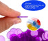GSE 500 Pieces of 3/4-Inch Plastic Transparent Bingo Chips for Game Night, Classroom, Bingo Hall (Purple)