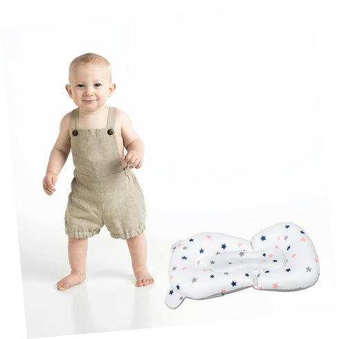 YOSADIER Newborn Bath Support Pad Adjustable Non-Slip Floating Cushion for Baby Bathing Breathable Mesh Mat for Infant