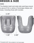 Taheng 2 Pack - Stroller Cup Holder, Baby Cup Holder Compatible with UPPAbaby Vista, Cruz and Minu Strollers Fits Most