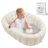 Gliizee mall Inflatable Baby Bathtub, Collapsible Baby Bath Back Support, Portable Newborn Travel Bath