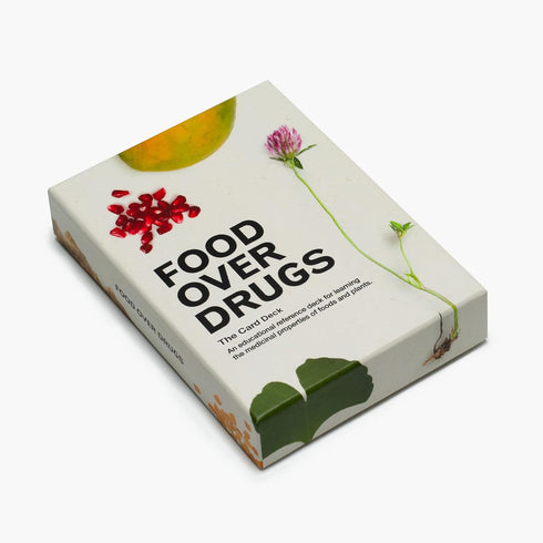 Food Over Drugs: The Card Deck | Educational Herb Deck of 50 Foods and Medicinal Plants for Nature Lovers