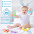 8 Pack Frozen 3 BEBOAN Silicone Baby Teething Toys, Cute Baby Teether Teething Ring Chew Toys Teether, BPA Free Easy