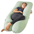 Meiz Pregnancy Pillow, U Shaped Pregnancy Pillows for Sleeping Cooling, 55 Inch