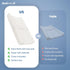 Jool Baby Serenity Soft Changing Pad + Washable Cover, Non-Slip - Fits Standard Changing Tables & Dressers (Wave